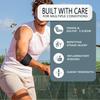 1 Stück Tennisellenbogen-Bandage - Verstellbares Unterarm-Stützband mit Gel-Kompressionspolster, Ellbogenband für Schleimbeutelentzündung, Golfer, Sehnenentzündung