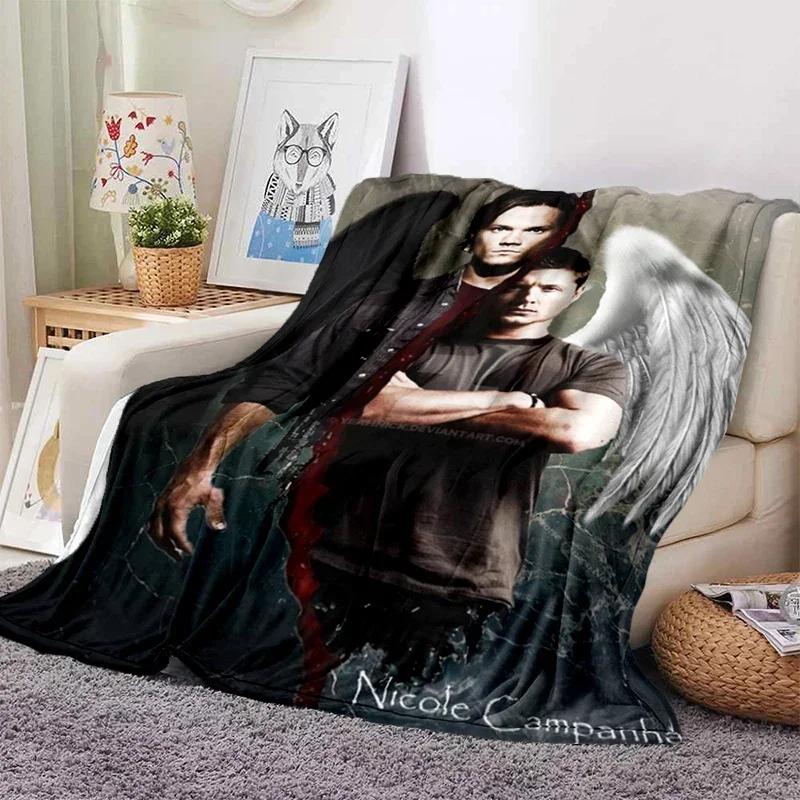 3D Print supernatural Blanket Soft Sofa Cover Throw Blanket Fleece Tapestry Lightweight Warm Bed Blankets for Bedroom Couch