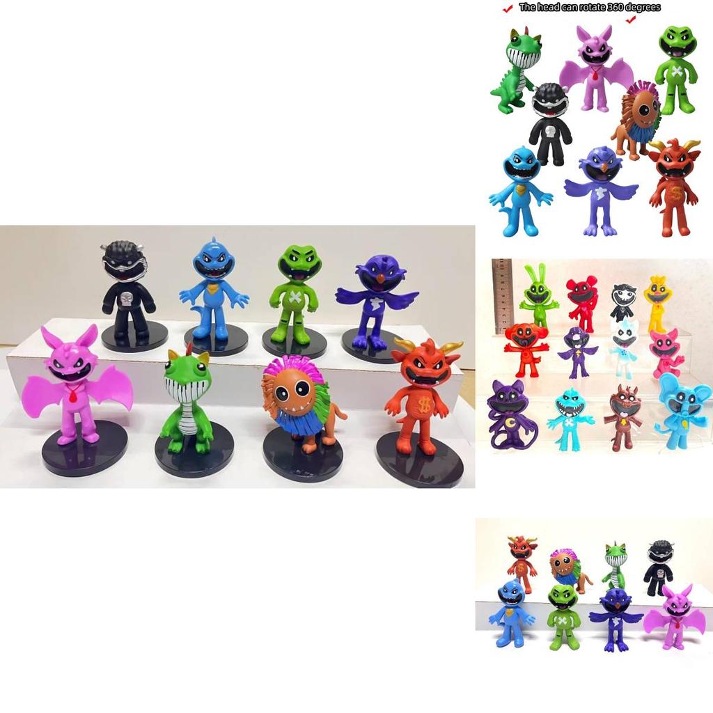 Delightful Pvc Smiling Animal Models For Fun Office Accessories And Playtime Collectibles In Assorted Sizes