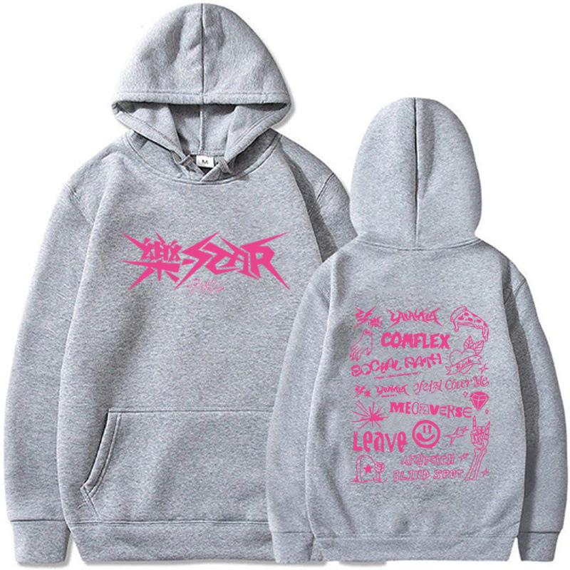 Topp Menn Kvinner Hettegensere Sweatshirts Stray Kids Rock Star Hettegensere Straykids Rock-Star Album