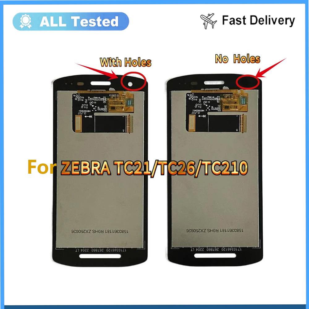 

LCD Screen and Digitizer Full Assembly For NO Holes Zebra TC21 TC26 TC210