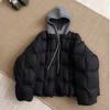 Winter new hooded short light cotton clothes women's fashion warm puff cotton jacket