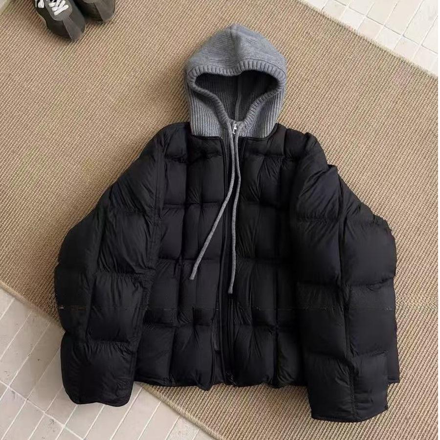 Winter new hooded short light cotton clothes women's fashion warm puff cotton jacket