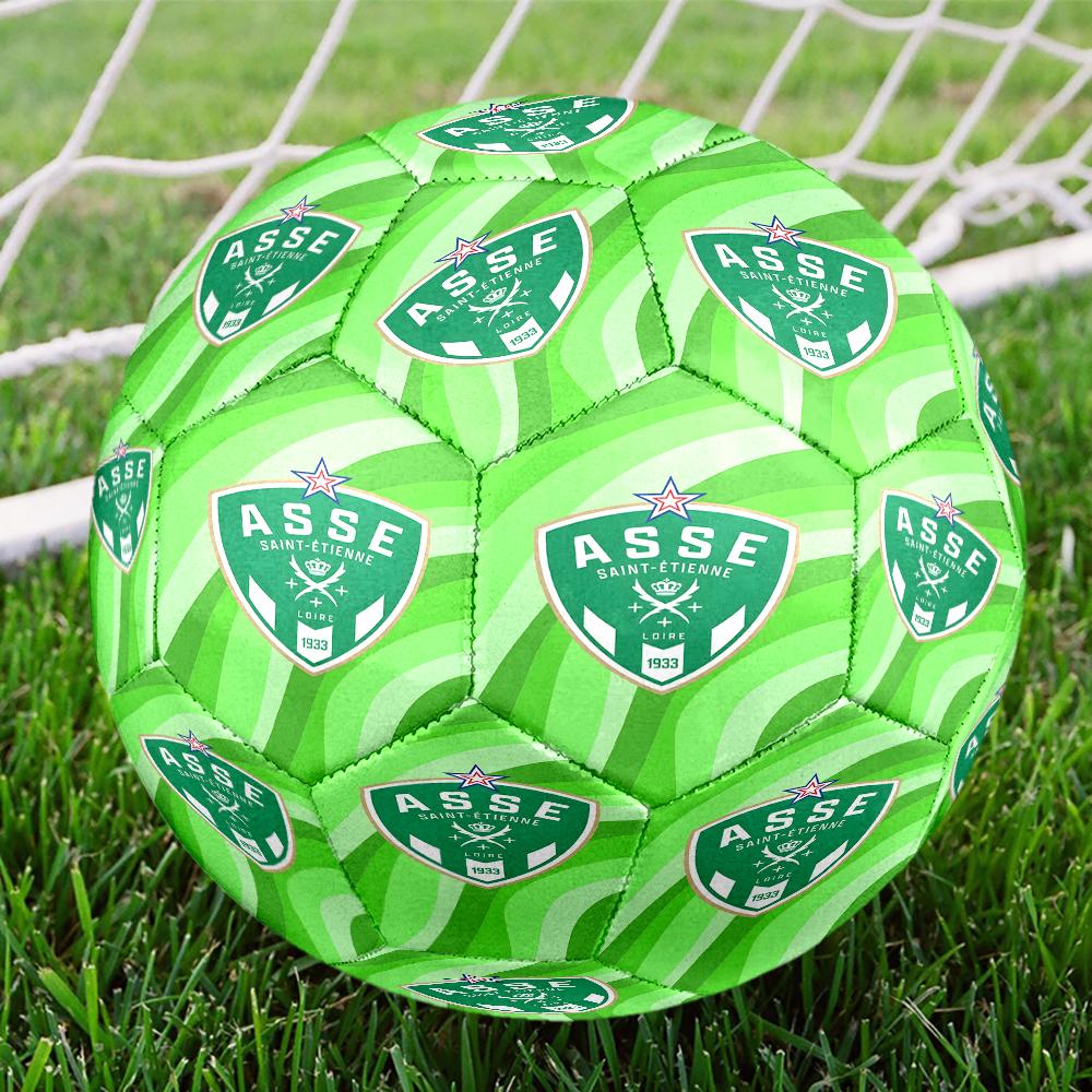 Green Saint-Etienne Football Size 5 Soccer Balls, Anti-Slip, Protective Football, Outdoor Sport, a Unique Gift Suitable for Him/her, Birthdays