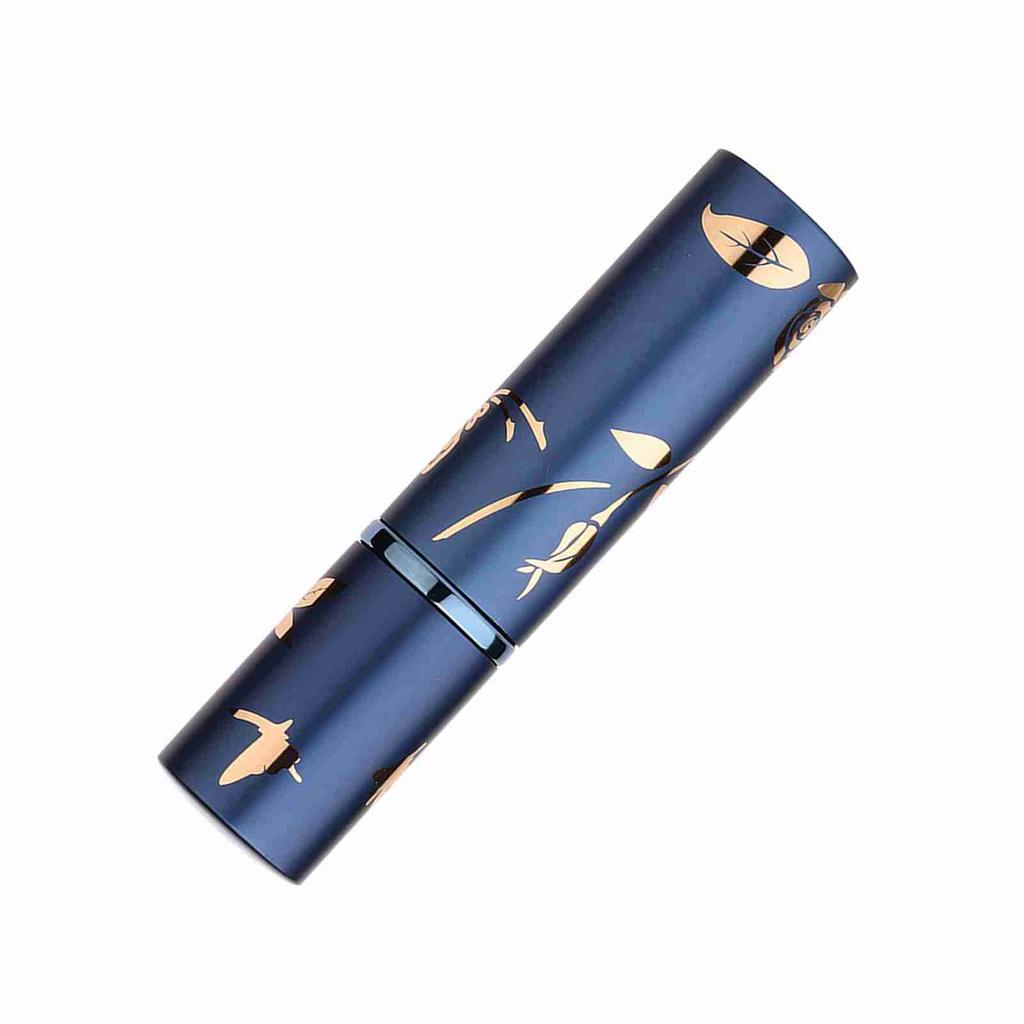 Portable Perfume Bottle Aluminum Atomizer Empty Cosmetic Spray Bottle 10ml (Blue)