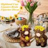 Resin Beautifully Crafted Highland Cow Home Ornament For Cozy Farmhouse Decor