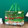 1pc Merry Christmas Gifts Bags Santa Elk Non-woven Candy Gift Packaging Tote Bag Xmas New Year Party Decor Noel Shopping Pouch