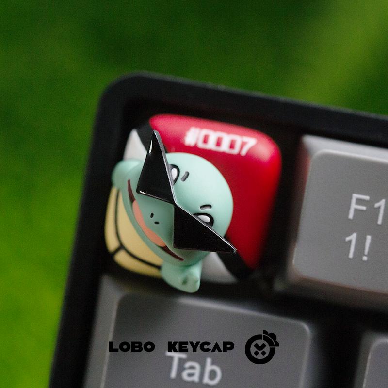 Pokemon Series Psyduck Pikachu Peripheral Mechanical Keyboard Cute  Keycap Esc Resin Material Creative Custom Gifts