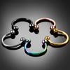 1PC G23 Titanium Nose Rings Lip Eyebrow Piercings Ear Septum Helix Cartilage Piercing Labret Nariz Septum Piercings Body Jewelry