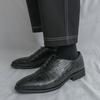 Fashion All-match Flats Fashion Oxfords Shoes Men Luxury Brand Lace-Up Male Comfortable Casual Shoe Leather Male Outdoor Walking Shoes