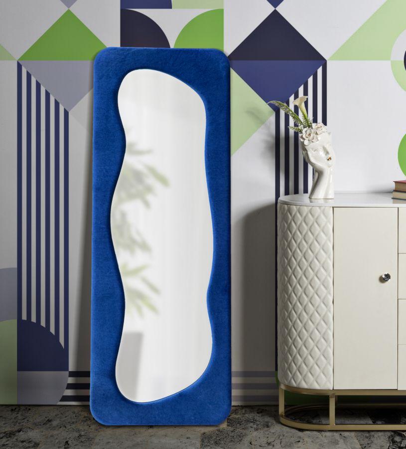 Wandspiegel Theodor Blau Cm 60X4X160