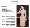 2024 Summer Champagne Formal Dress for Stylish Mothers: Slimming, Waist-Cinching, Perfect for Weddings and Daily Outings
