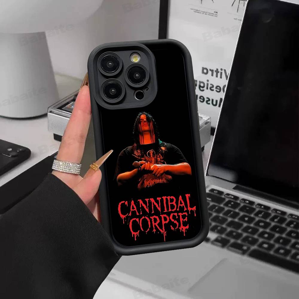 C-Cannibal C-Corpse Band Phone Case For IPhone 16 15 14 Plus 13 12 11 17 Pro Max Pro Soft Cover