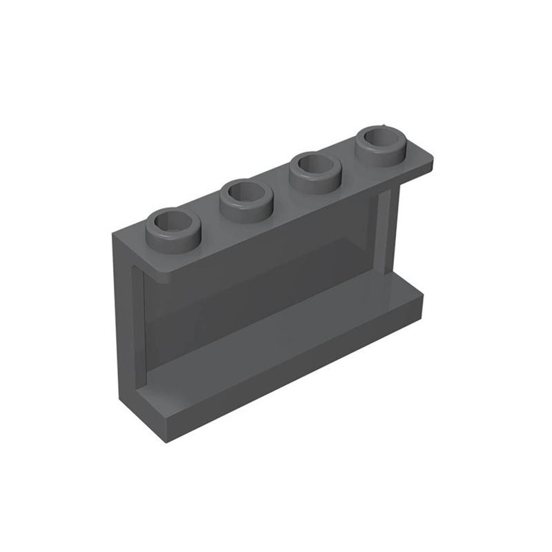 

10pcs Custom Build 14718 Panel 1x4x2 with Side Supports Hollow Studs Creating Cubes Bricks DIY Compatible with Assemble House Particles Toy Sets 10PCS