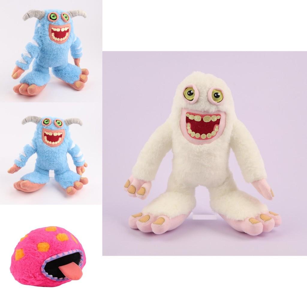 My Singing Monsters Plush Characters Blue White And Pink Options
