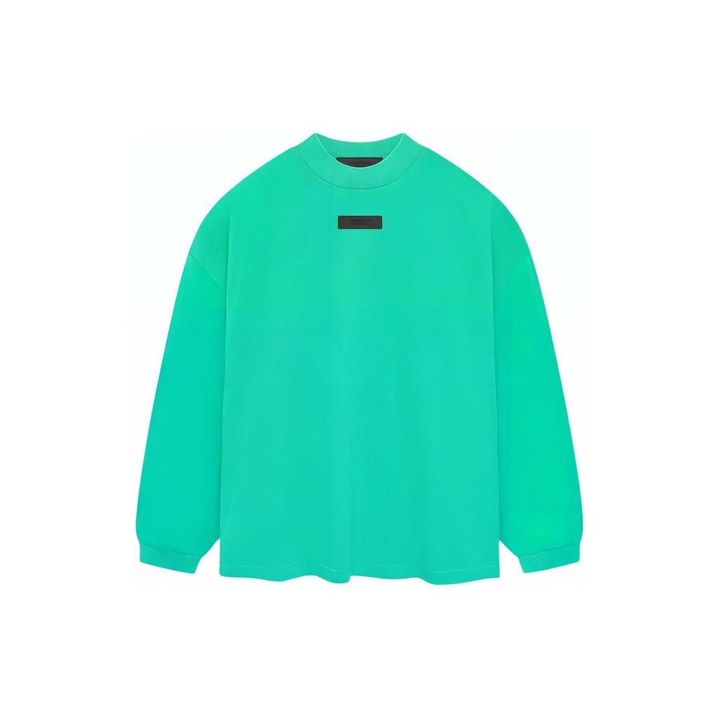 Fear of God Essentials Long-Sleeve Tee Mint Leaf Men Tops Green 125SP244202F