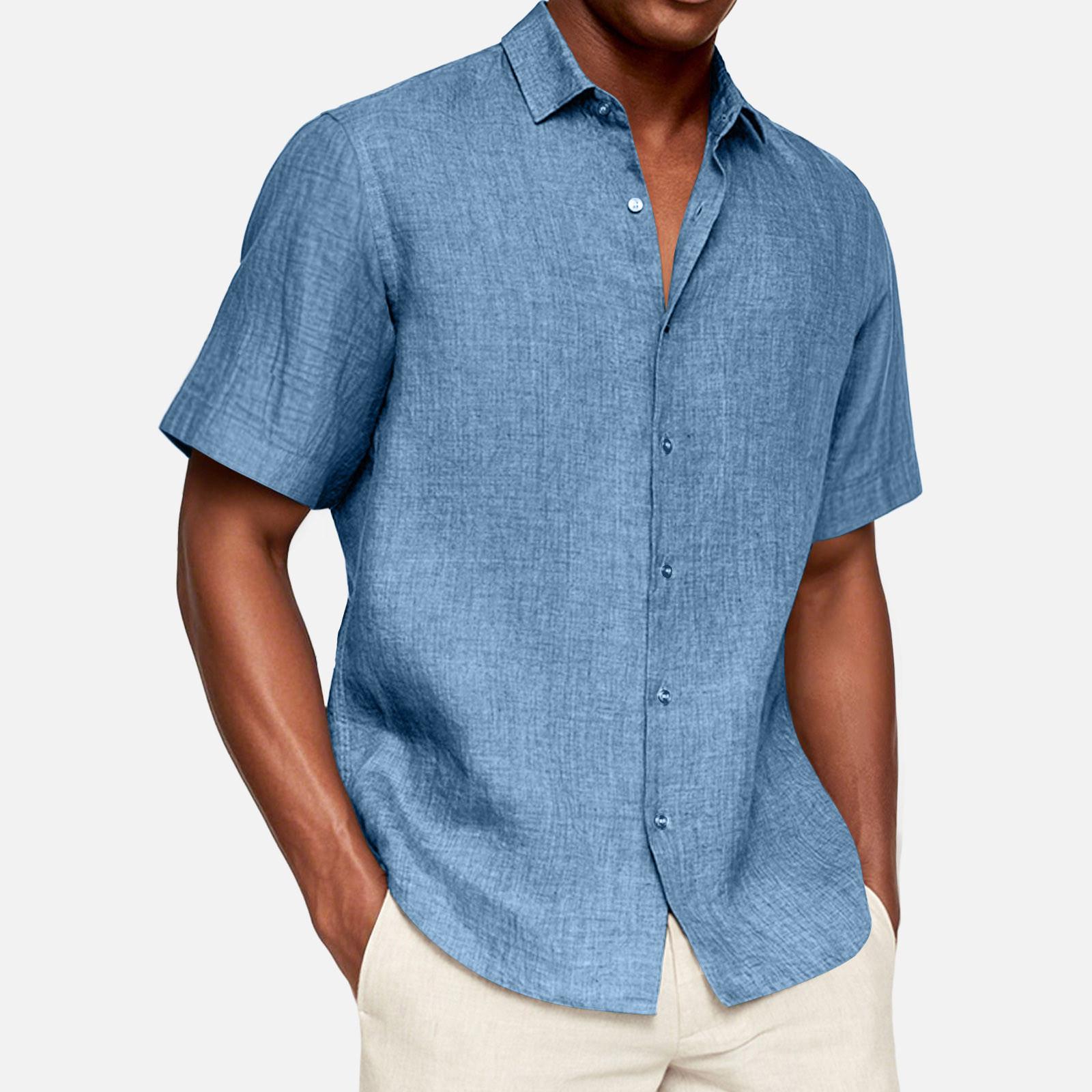 

Мужские винтажные рубашки для боулинга на пуговицах с коротким рукавом, летняя пляжная рубашка XXL