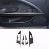 For Mazda MX-5 2016+ Matte Real Carbon Fiber Center Control Gear Shift Panel Multimedia Panel Cover Steering Wheel Frame Sticker