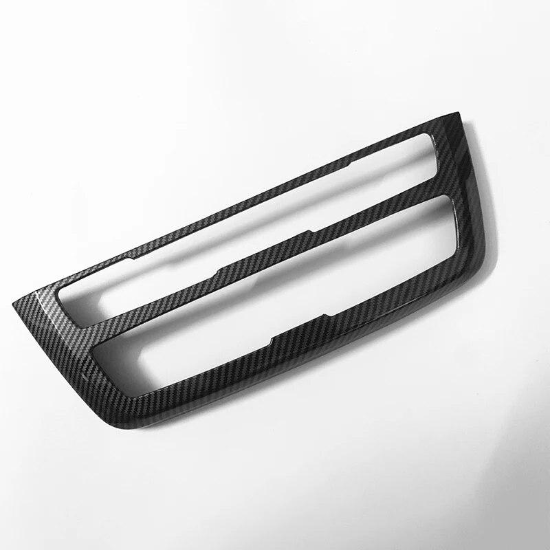 Fibră de carbon ABS Consolă interioară mașină Panou CD Decorare cadru decorativ Accesorii auto pentru BMW Seria 3 4 F30 3GT F34 F36