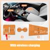 For BYD SEAL 6 DM-i Touring 2025 2026 Car Leather Gate Slot Mat Groove Pad Water Door Slot Mat Storage Anti Slip Accessories