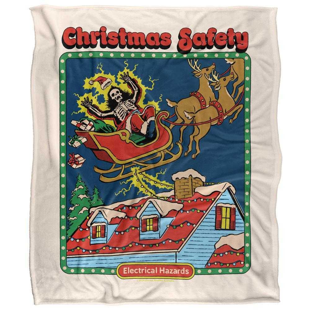 Steven Rhodes Christmas Safety Soft Touch Blanket