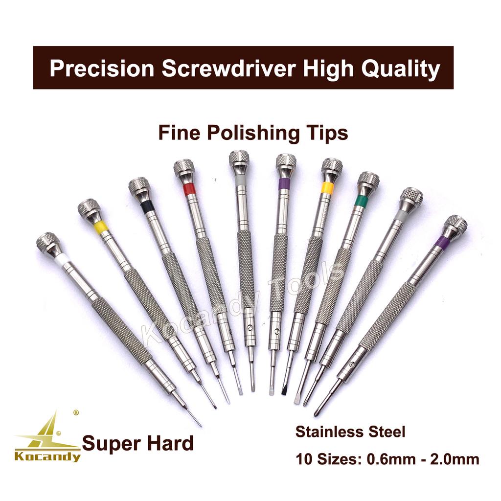316 Stainless Steel Precision Screwdriver 10 In 1 Set Watch Repair Tools Kit for Watchmakers Super Quality
