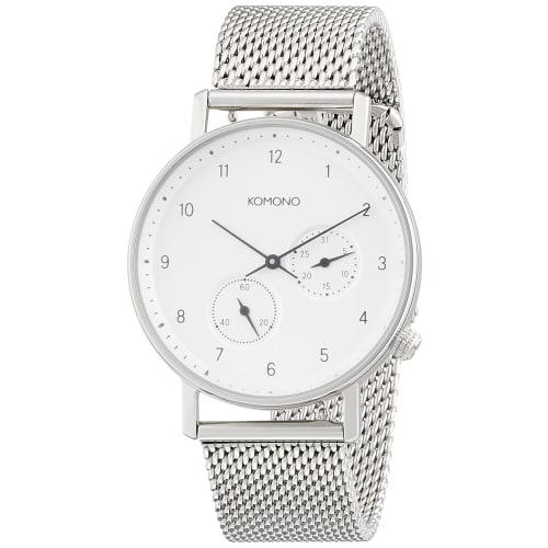 

Мужские серебристые часы Komono Walther KOM-W4020