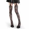 New Love Heart Jacquard Suspender Stockings Women Hollow Out Breathable Stocking Tights Jk Lolita Cute Style Y2K Shibuya