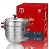HOCUF 3-Layer 304 Stainless Steel Steamer Pot