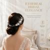 Fashion Pearl Hair Comb Vintage Flower Hair Comb Bridal Hair Accessories  Engagement Party