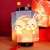 Horse Year New Year Lantern Chinese Style Red Handheld Lantern Tassel Cloth Lantern Hanging Ornament Festival Celebration