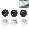 Stainless Steel D-Rings Patches Deck Rigging Rope Rings Buckle Round Rings Pad for Kayaks, Inflatable Boats, canoes