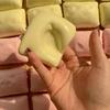 Cat Pillow Shape Squeeze Toy Slow Rebound Sticky Small Pillow Sensory Fidget Toy Anxiety Relief Soft Stress Ball Pinch Toy