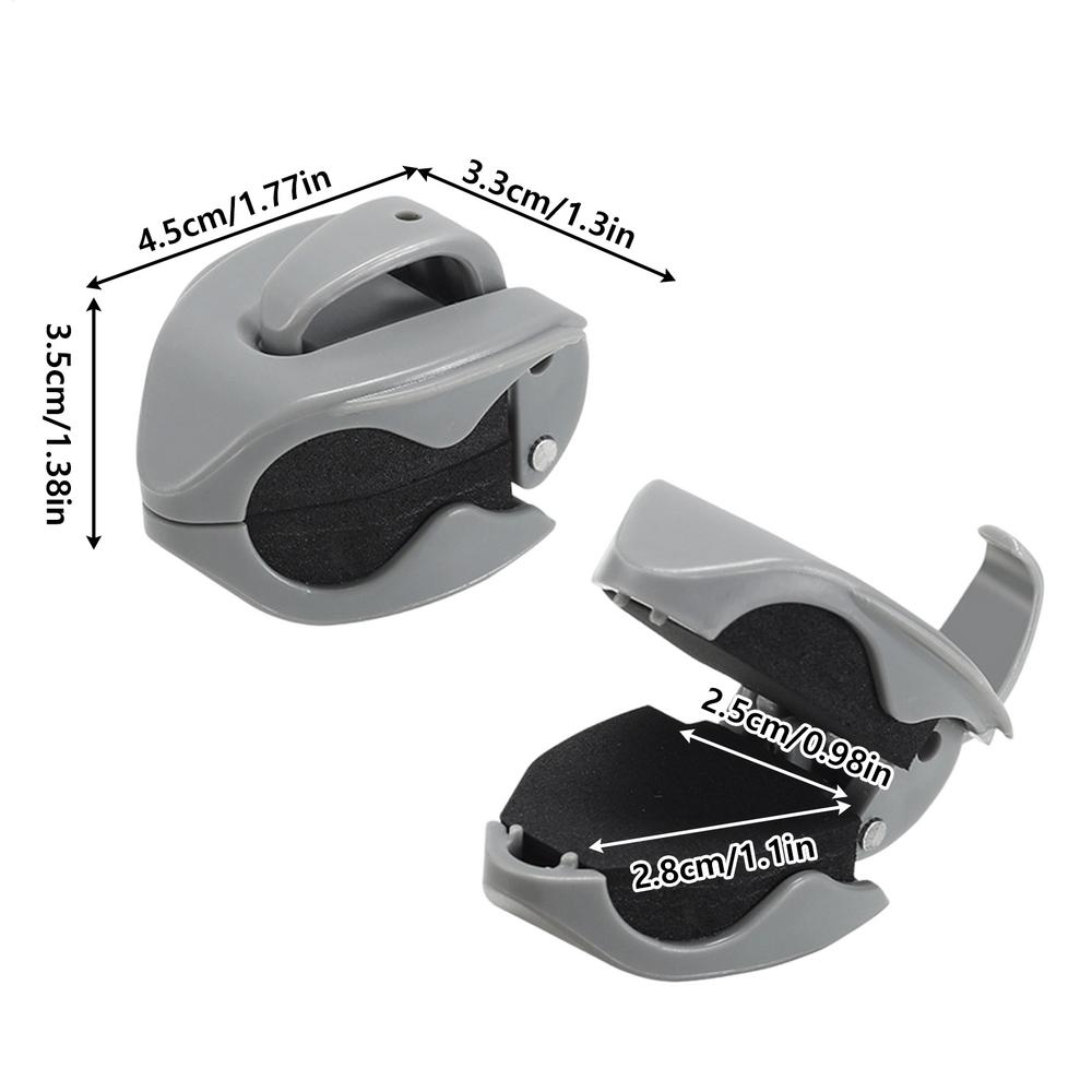 Fishing Pole Clips Storage Rack Support Fishing Rod Clip For Beginner Enthusiast Men Family Outdoor Beach Boat Home Vehicle