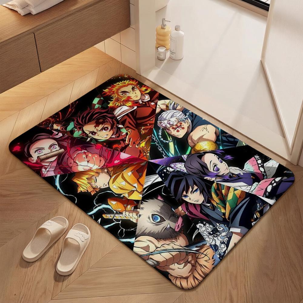 Demon Slayer Guardians Humanity Patterned Rug Allseason Carpet For Bedroom Kitchen Bathroom Home Decor Memorial Gift