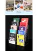 Acrylic Book Display Stand Office Storage Rack for Newspapers and Magazines