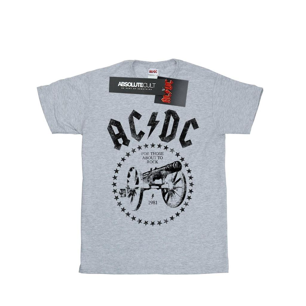 AC/DC Mens We Salute You Cannon T-Shirt