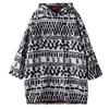 Long sleeve plus size cotton hooded vintage floral new in dresses for women casual loose mini spring autumn Winter dress