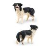 Dog Figurines Playset Hand Painted Plastic Dog Realistic Detailed Puppy Figures