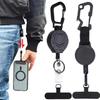 Plastic Retractable Key Reel Alloy Anti-theft Reel Portable Wire Rope Holder Climbing Activity