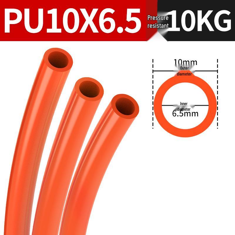 

Пневматичний повітряний шланг PU високого тиску для компресорів, доступний у розмірах 3-12 Red 10*6.5, 1m