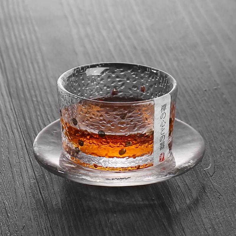 Glasbecher im japanischen Stil Fuji-Berg, modisches Tumblerglas, hitzebeständiges Glas, Wasserbecher, Kaffeetasse, Rotwein-Whiskyglas