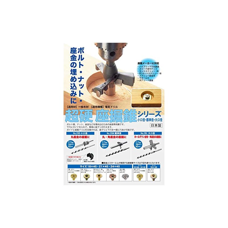 Star-M 28M-1550 Carbide Countersink Drill Bit 15 x 50mm (Drill bit not included)