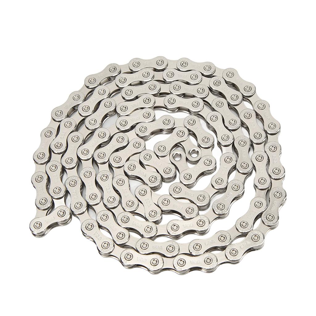 9 Speed Bicycle Chains High Carbon Steel 116 Links Bike Chains for Road Mountain Bike Silver