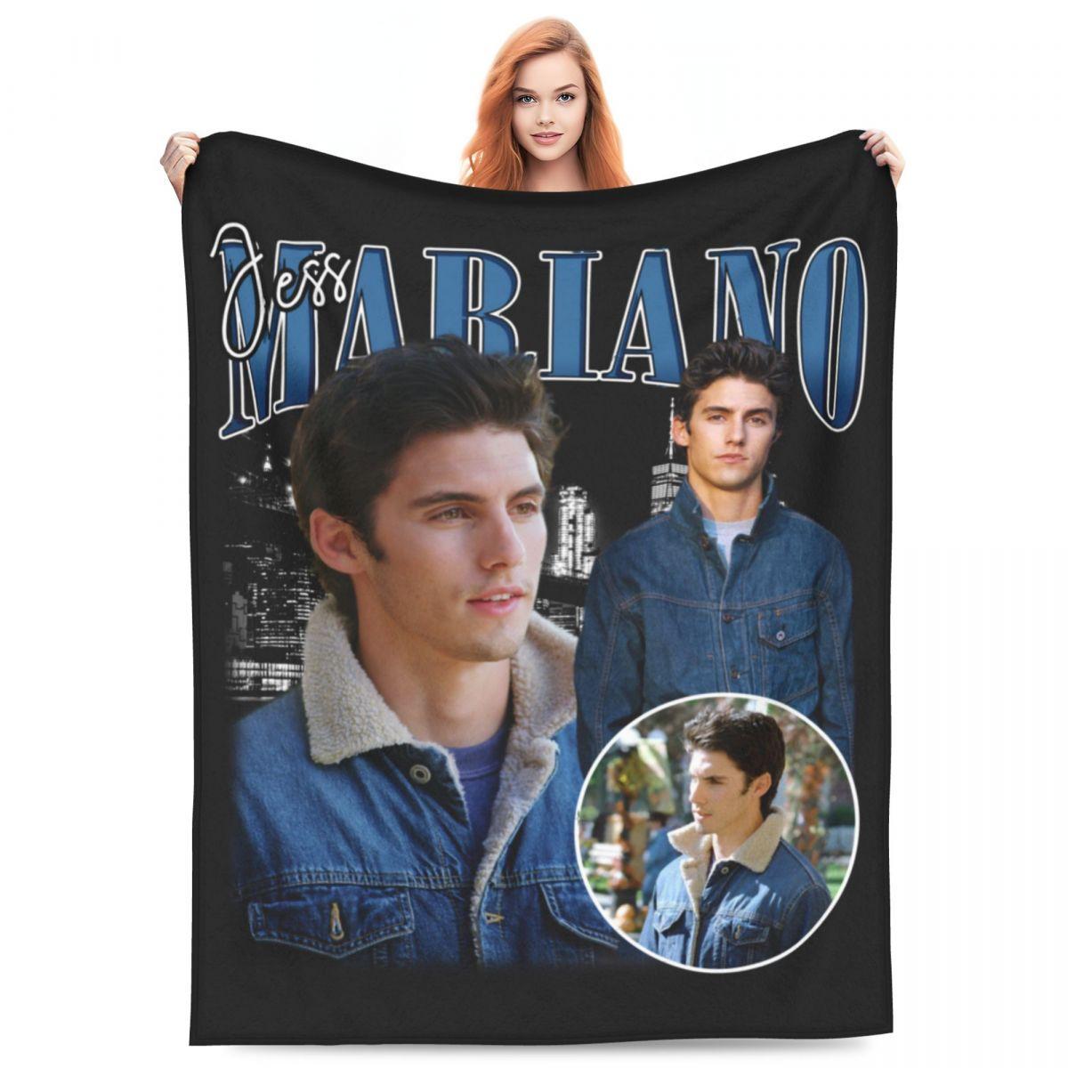 

Фланелевое одеяло «Девочка Гилмор» с подписью Джесса Мариано, мягкое, прочное, плед для гостиной, путешествий, покрывало для кровати, чехол для дивана-кровати 30x40in