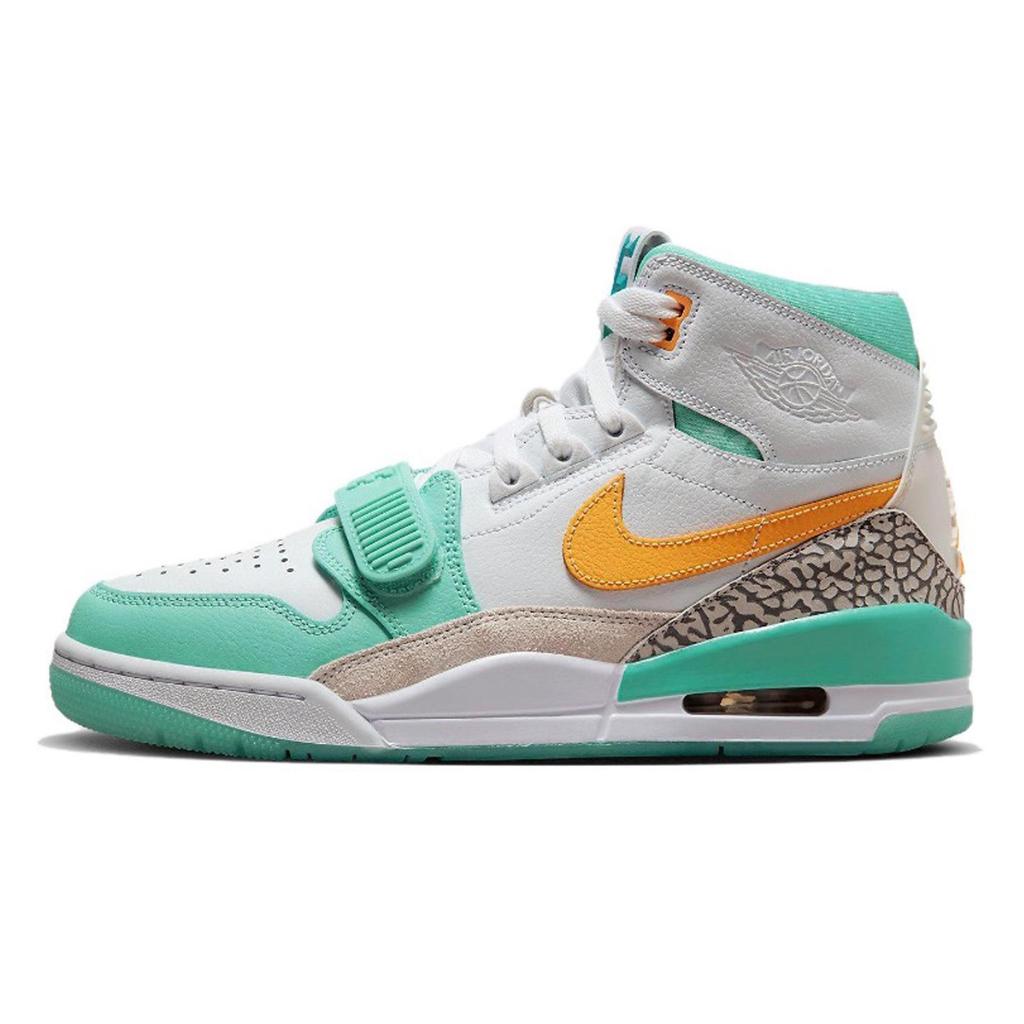 Jordan Legacy 312 Blue Dragon Abrasion Resistant Abrasion Resistant High Top Vintage Basketball Shoes Men's Blue White FV3625-181(Team73-)