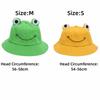 New Breathable Frog Bucket Hats Parent-Unisex with Big Eyes Sun Shading Caps Foldable Fishing Caps Summer Outdoor