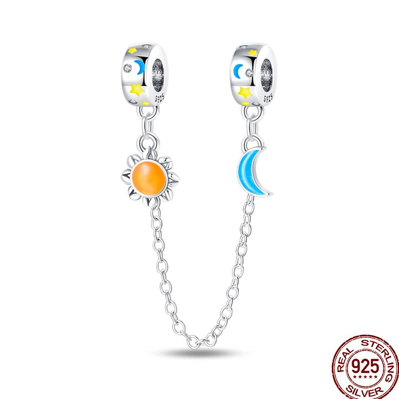 Copper Shiny Zircon Chain Series Beaded Beads Suitable For Pan Original Bracelet Diy Jewelry Gift