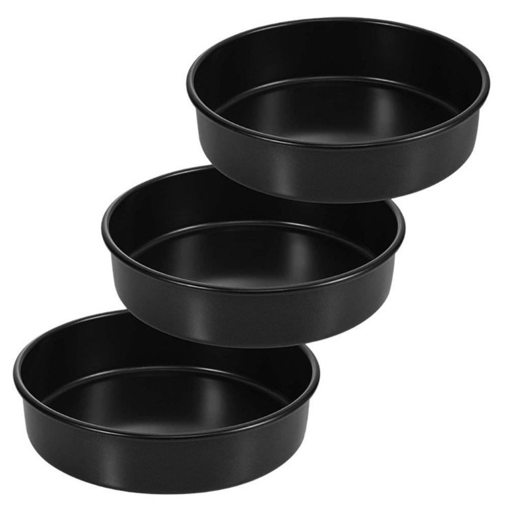 Food Grade 4/6/8/9/10 In Cake Mold Non Stick Heat Resistant Baking Pan Carbon Steel Round Food Container Household