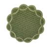Heat Insulation Paper Woven Placemat Flower Shaped Home Decor Placemat  For Photo Prop